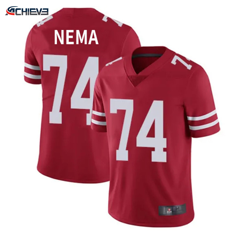 Custom Logo Sublimation Print Breathable Durable American Football Jerseys