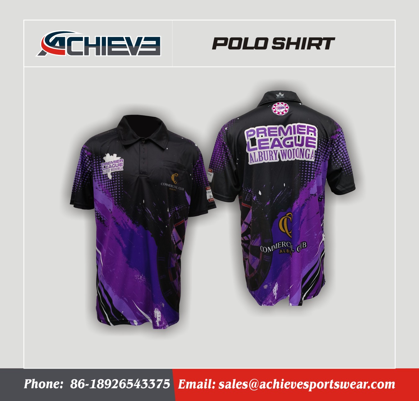 2025 New Polo Shirt Sublimation Men’s  Performance Shirts