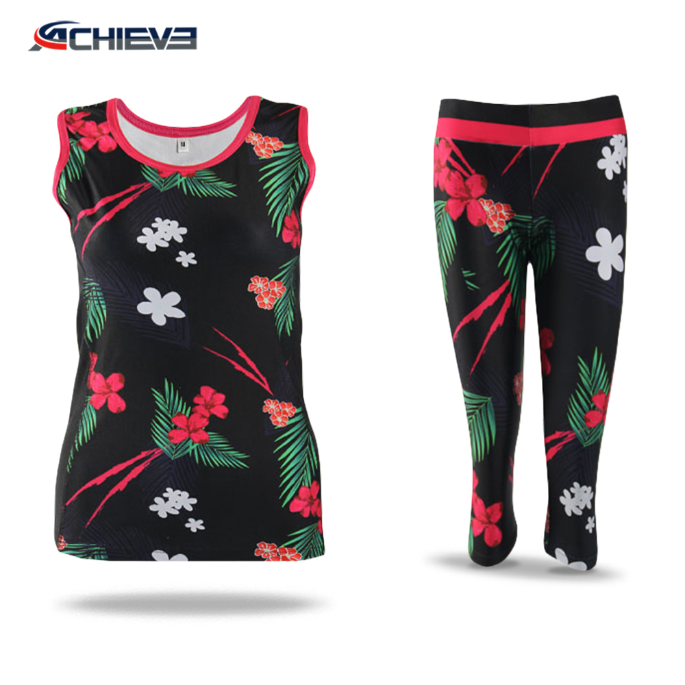 Wholesale Custom Yoga Wear with Sublimation Technology