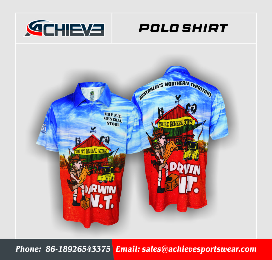 Achieve Custom Polo Shirts: Wholesale Sublimated Corporate Uniforms