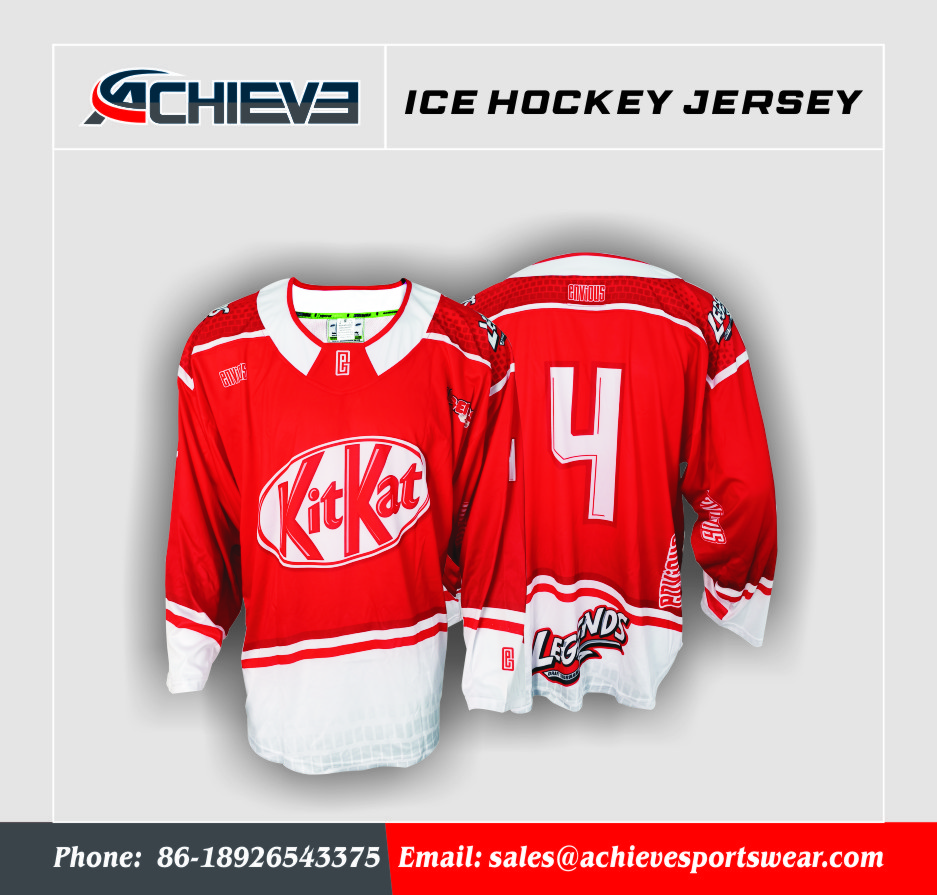 2025 Custom Logo  Ice Hockey Jersey Sublimated Sportswear Team Hockey Uniforms