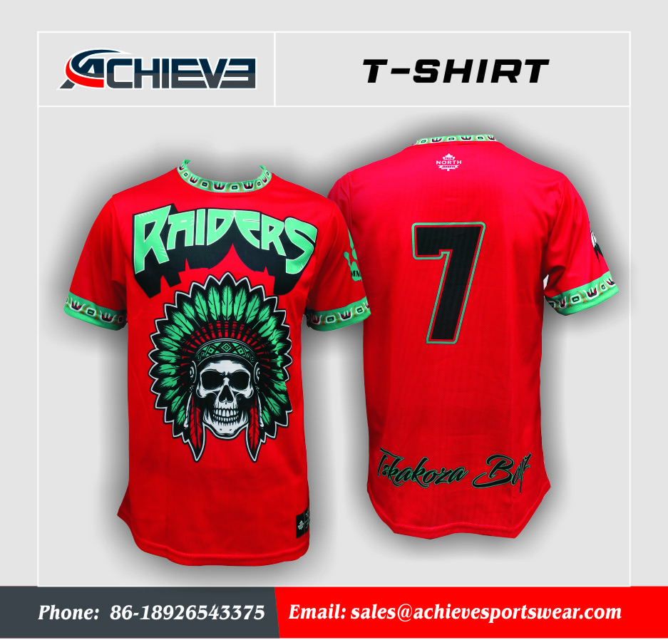 Custom Team Sports T-Shirts – Moisture-Wicking & Durable | Achieve