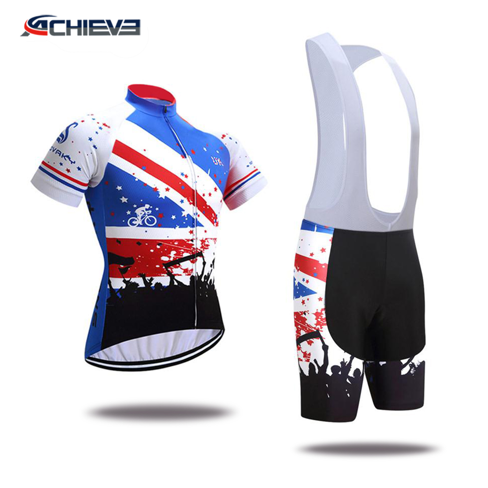 Custom Breathable Short Sleeve Cycling Jerseys Set | ACHIEVE