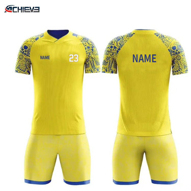 Wholesale Personalized Soccer Jerseys Sublimated Football Custom Soccer Uniform Set