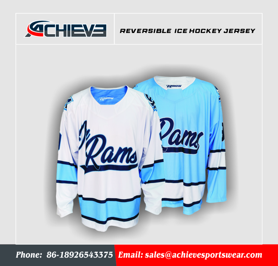 Ice Hockey Jerseys: Moisture-Wicking & Custom Team Designs