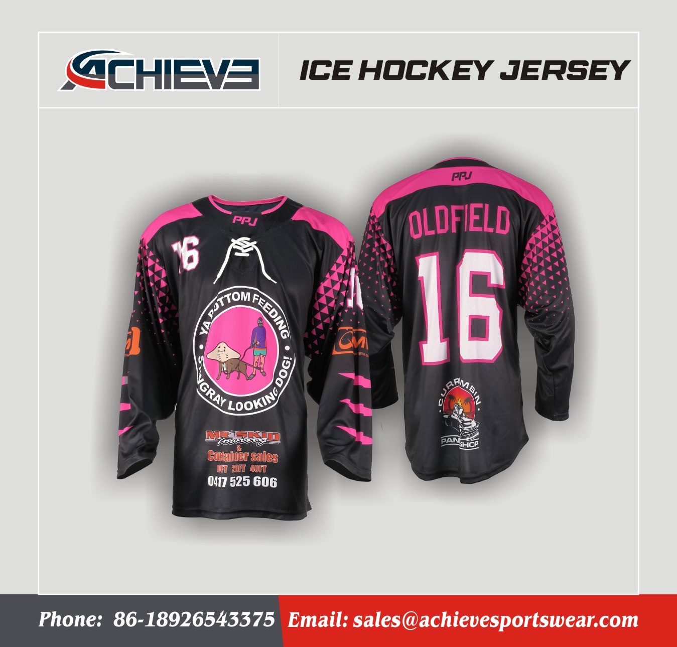 Achieve Reversible Hockey Jersey Team Uniform Athletic Wear