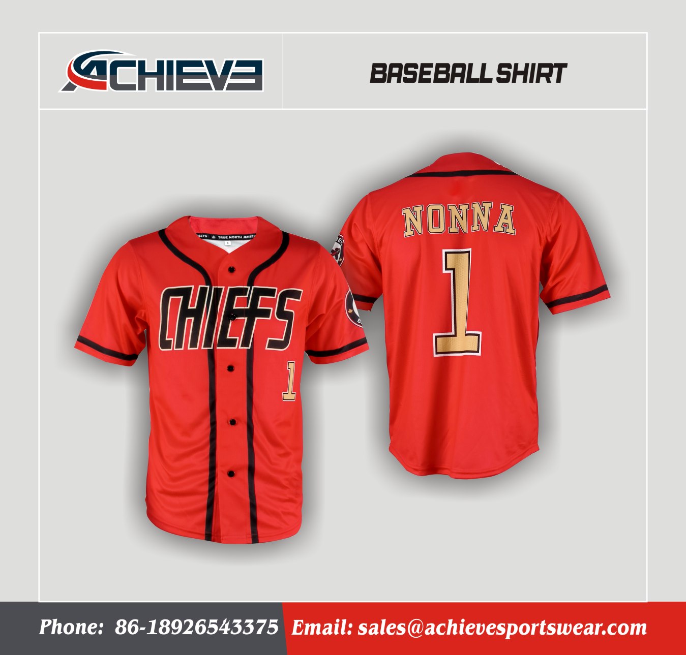 New Fashionable Fast – Dry Baseball Shirt Uniforms | Achieve