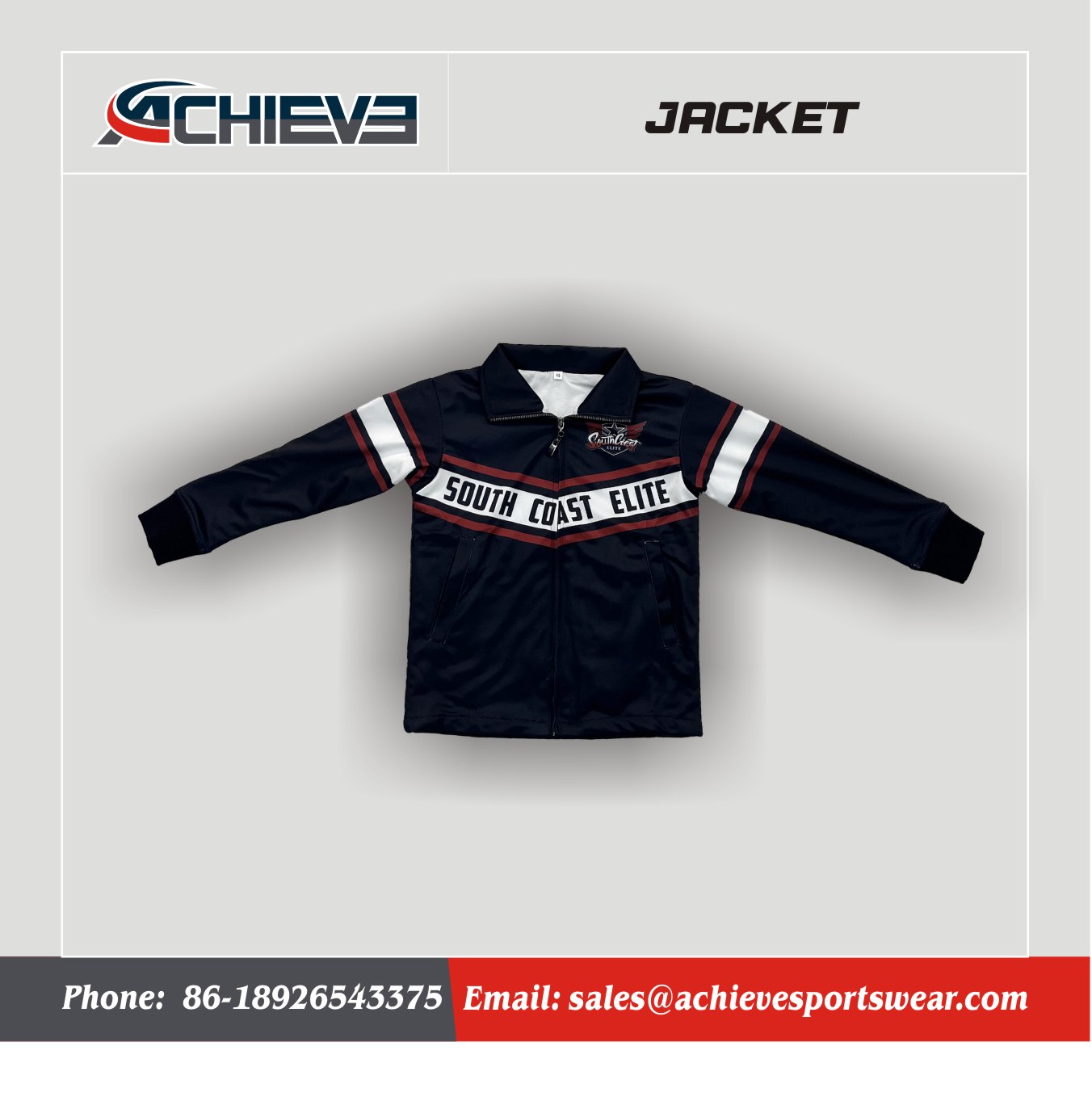 Achieve Elite Sport-Wick Stretch Full Zip Jacket