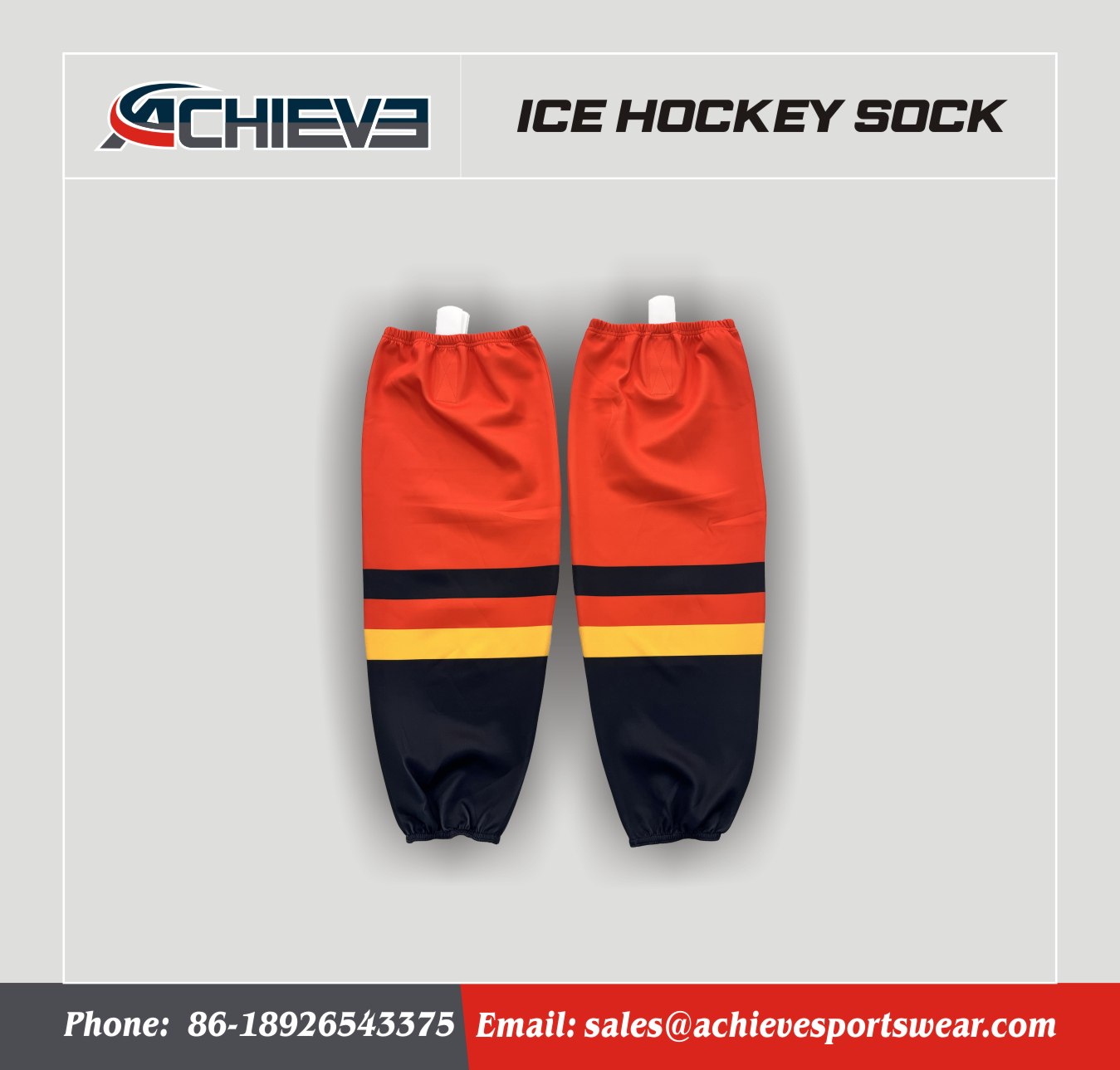 Team Wear Outdoor Sportswear Durable Ice Hockey Socks