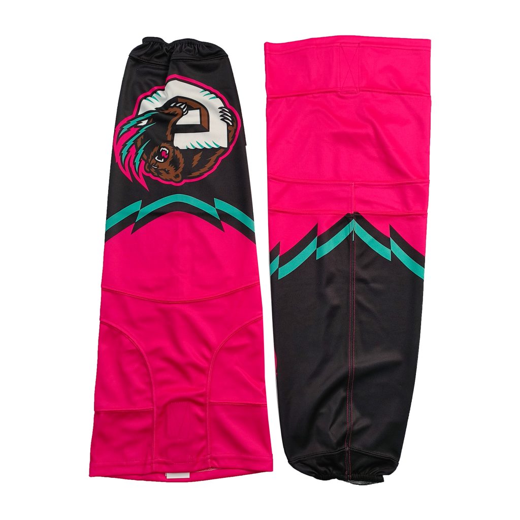 Sublimated Ice Hockey Socks--detail view