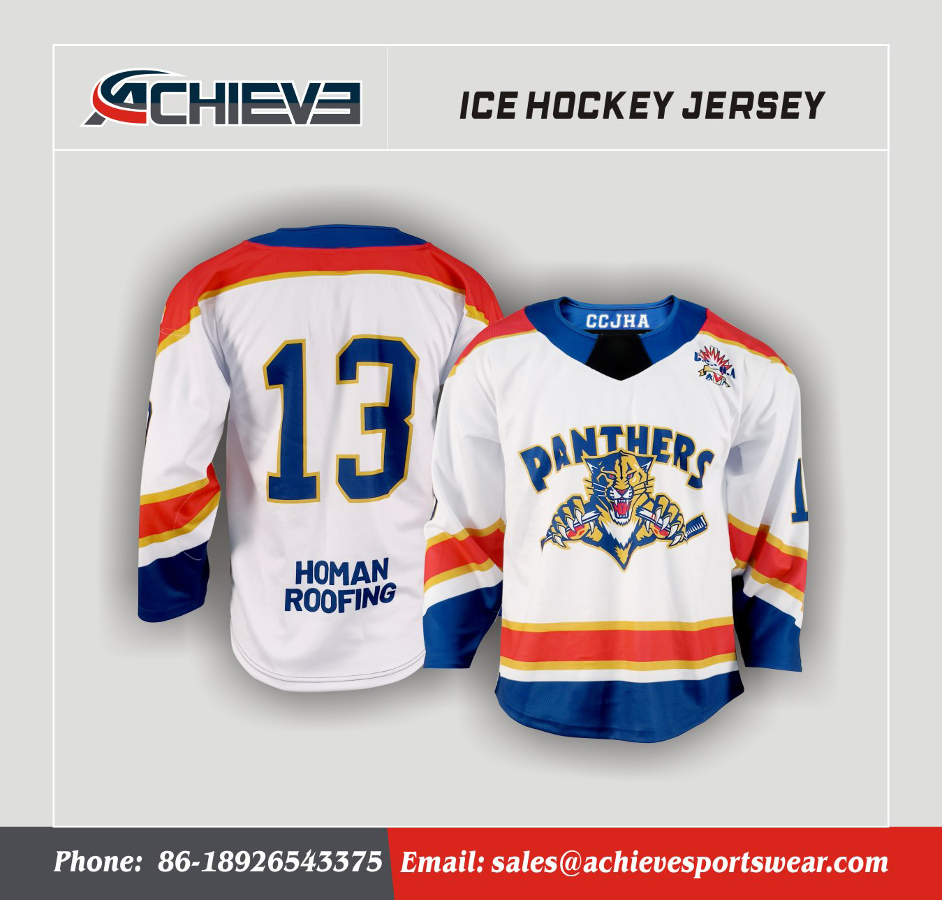 Professional Ice Hockey Training Jersey – Custom Team Uniform