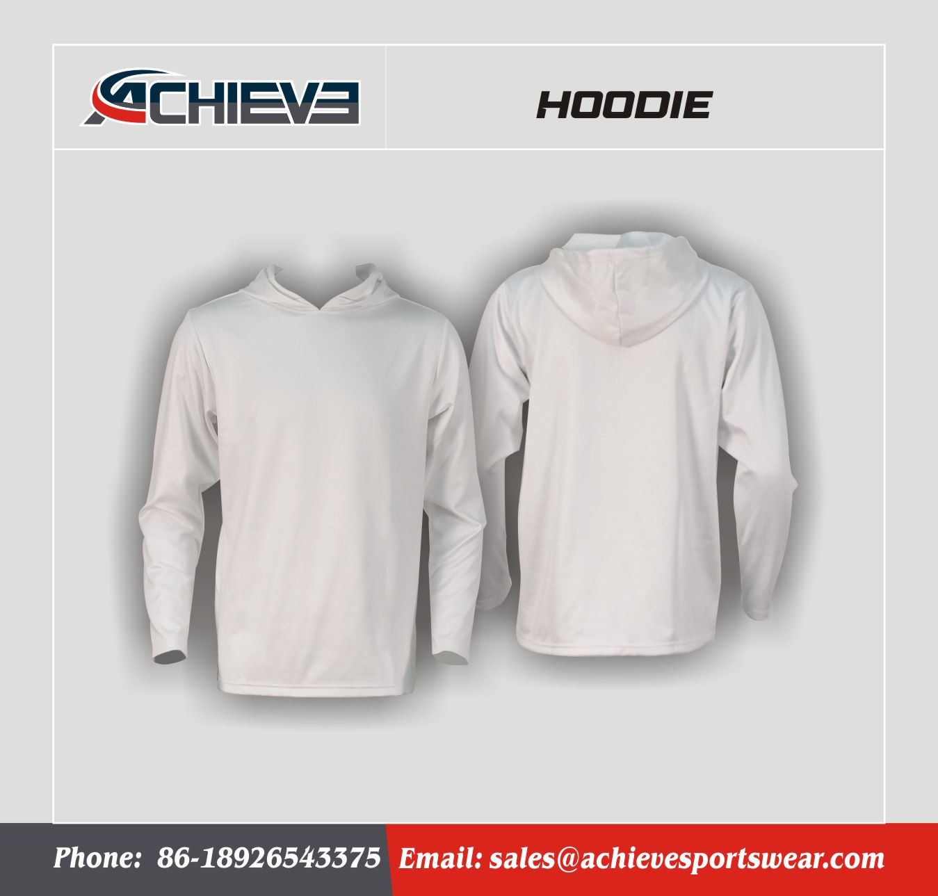 White Hoodie & Pullover Casual Hoodie Thick Sweatshirt