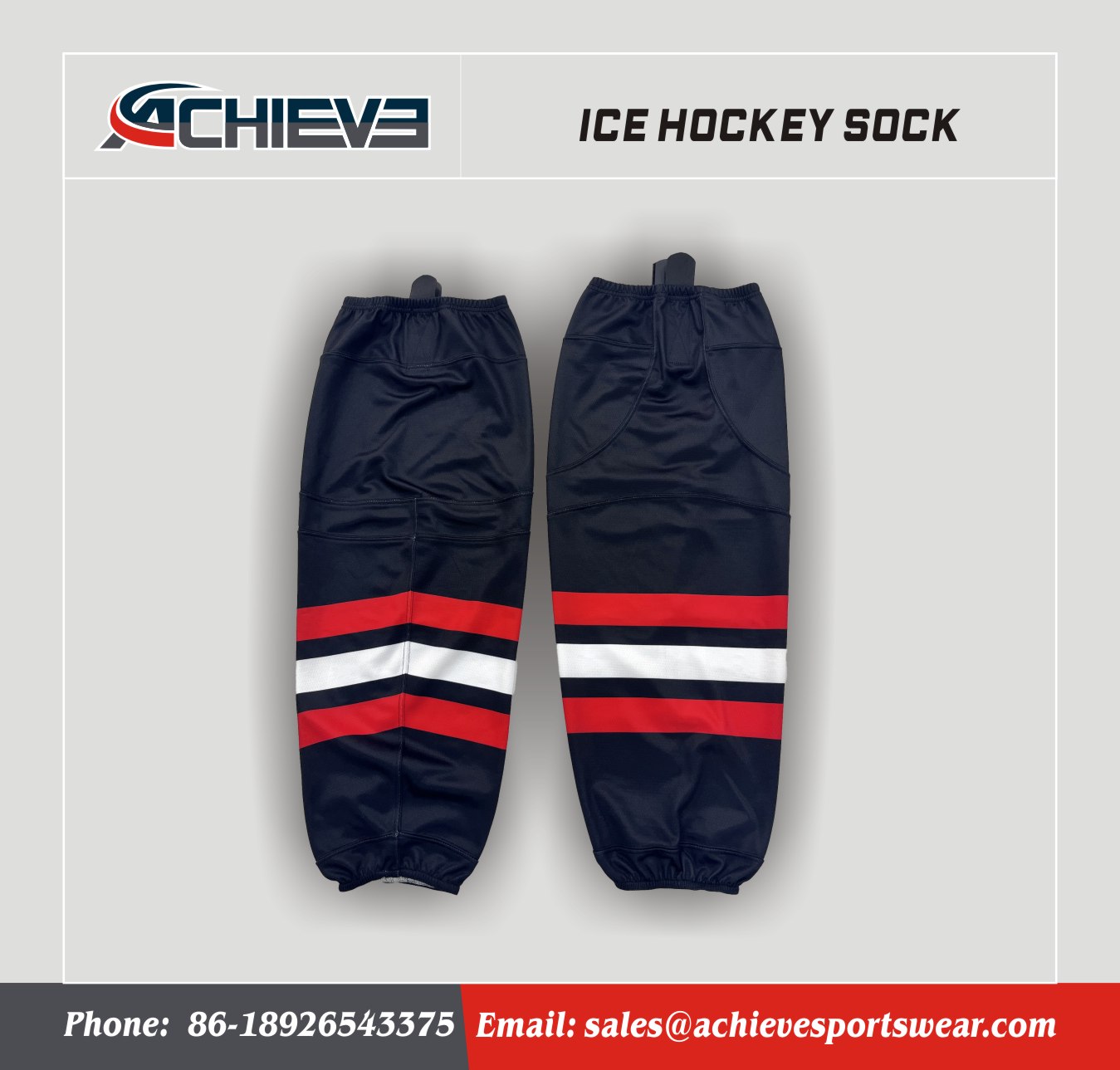 Professional Manufacture Ice Hockey Socks Quick-Dry Youth Size
