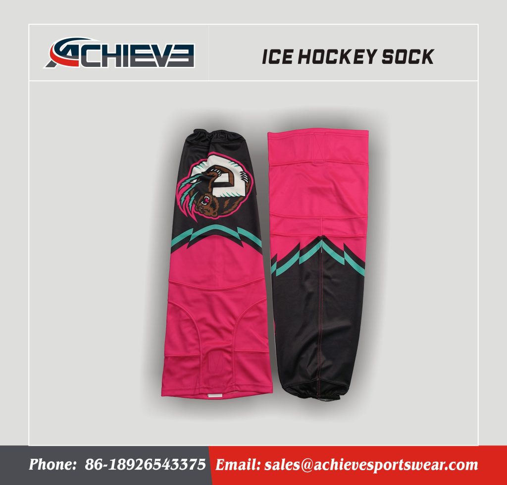 Sublimated Ice Hockey Socks-main view