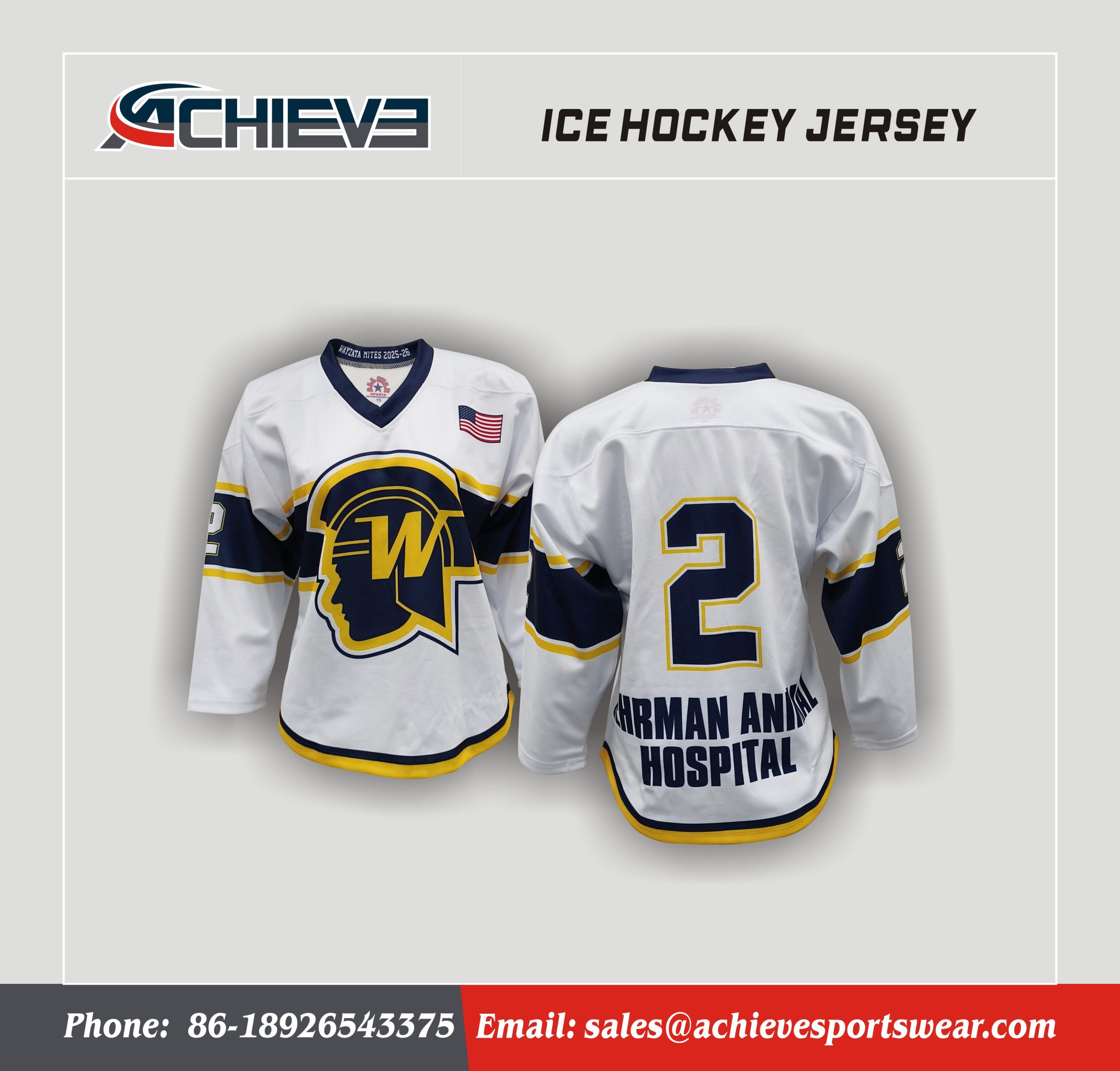 Achieve Hockey Jersey Light the Lamp Team Uniform