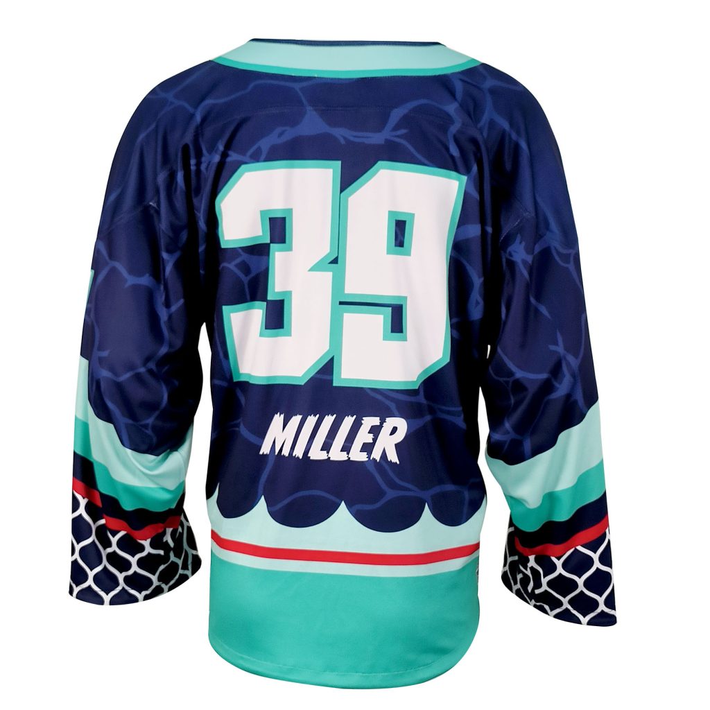 Wholesale Comfortable Breathable Ice Hockey Uniform New Style--back view