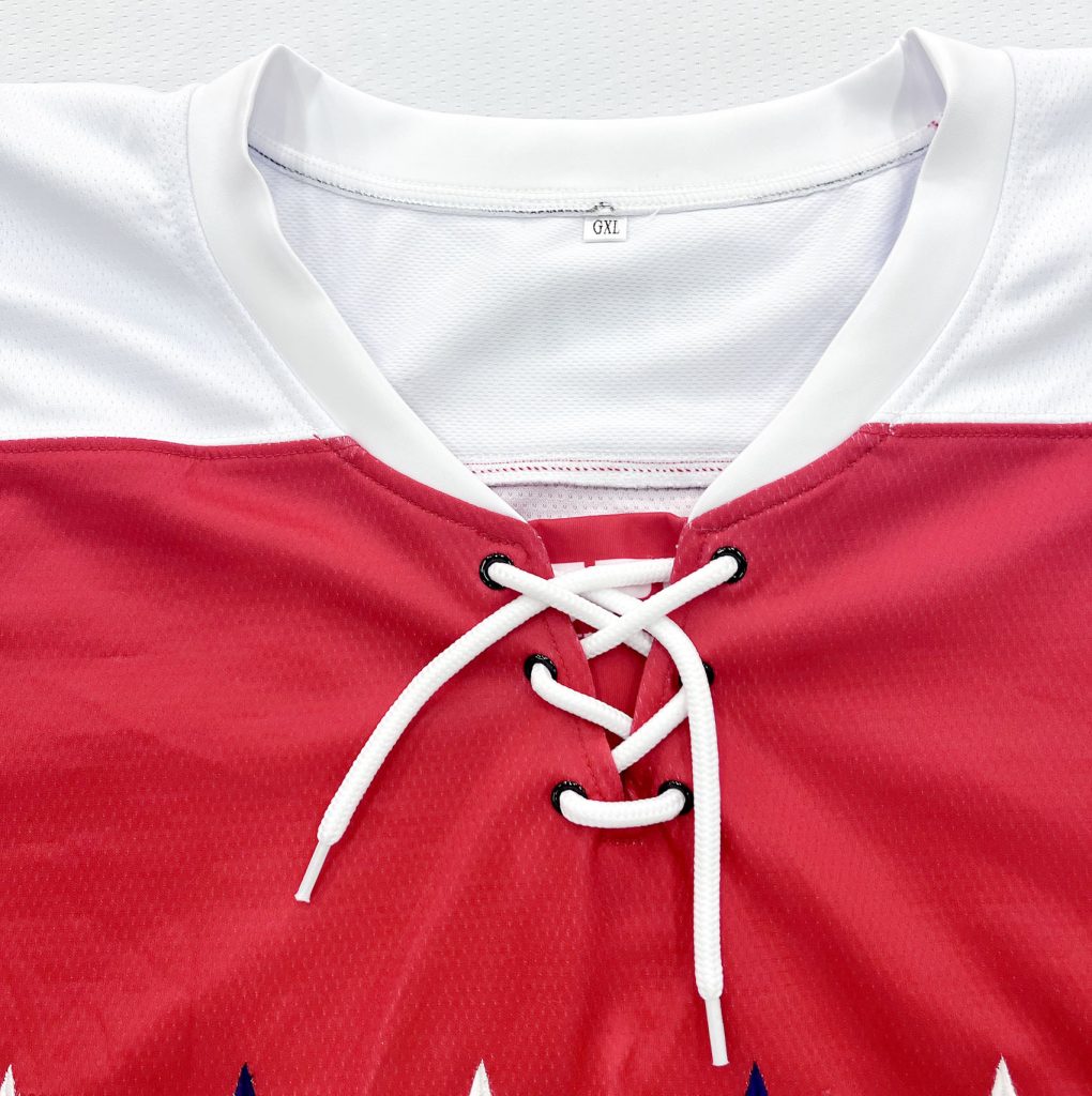 High Quality Custom Ice Hockey Jersey New Design Long Sleeve--collar detail