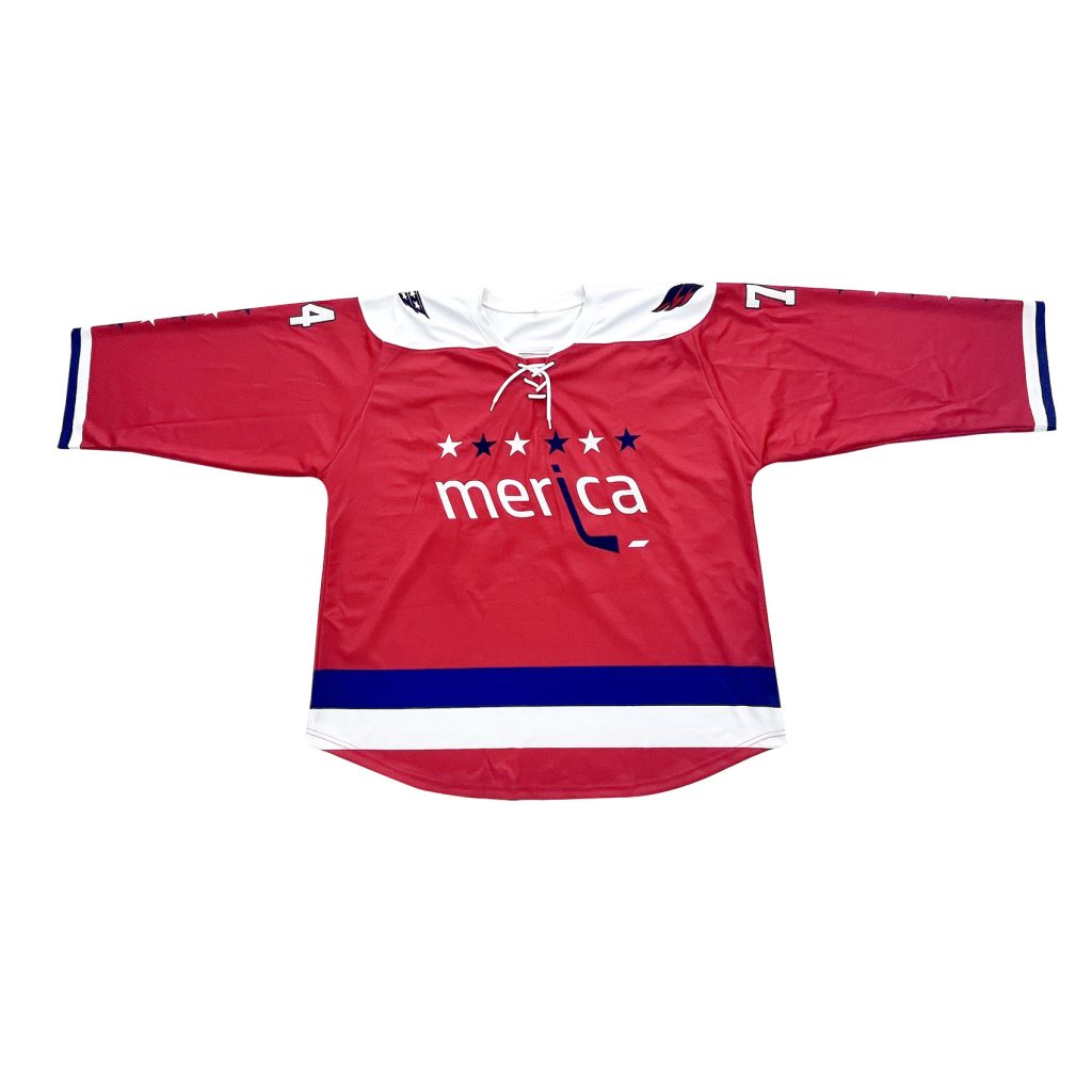 High Quality Custom Ice Hockey Jersey New Design Long Sleeve--Front Tiled map