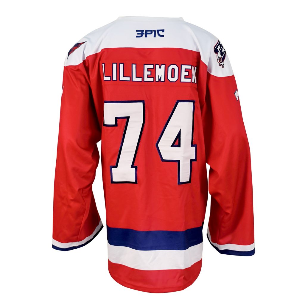 High Quality Custom Ice Hockey Jersey New Design Long Sleeve--back view 
