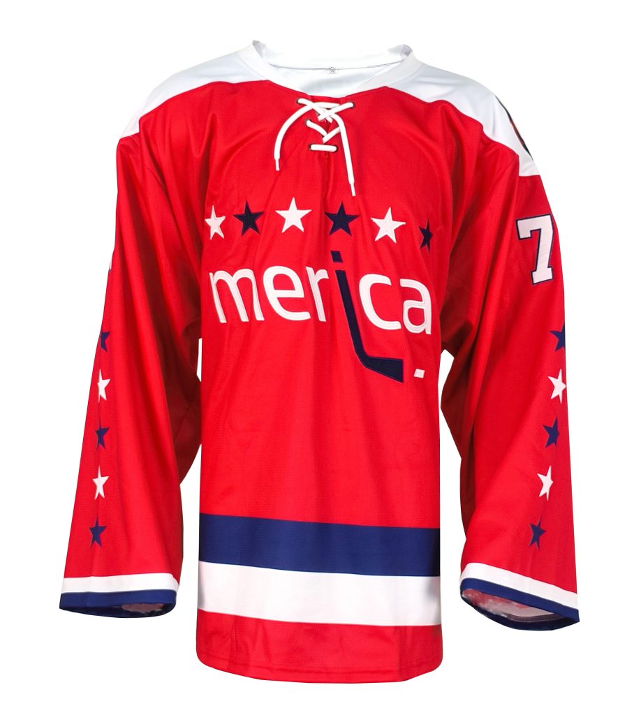 High Quality Custom Ice Hockey Jersey New Design Long Sleeve--front view