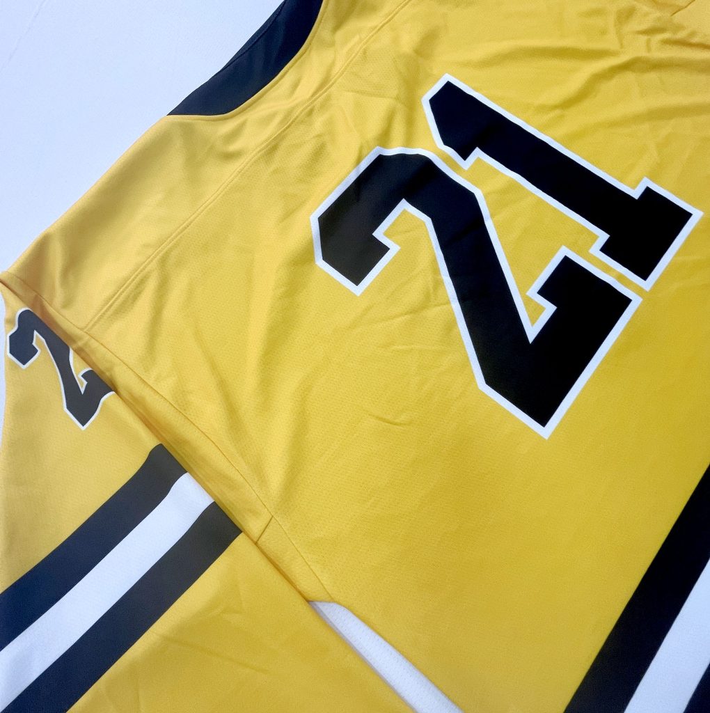 Fashion Customized Professional Ice Hockey Jerseys Team Uniforms--details view
