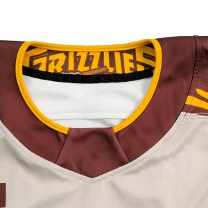 Custom Sublimation Ice Hockey Uniform Hockey Practice Jersey--collar view