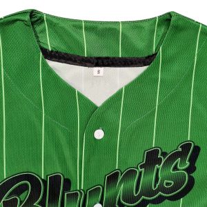 High Quality New Design Baseball Team Jersey  Double Polyester Baseball Uniform--collar view