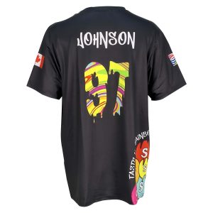 Modern Daily Wear T-Shirt – Fully Customized Sublimation Style--back view