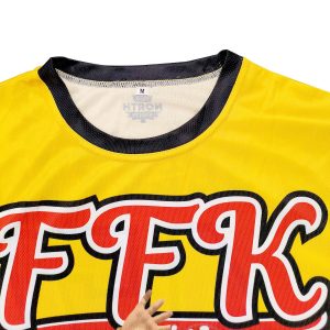 Personalized Sublimation Print Tee – Premium Casual & Lifestyle Shirt--collar detail view