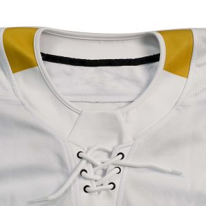 Custom Team Ice Hockey Wear – Durable Sublimated Jersey --collar detail view