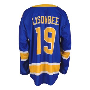 Wholesale Custom Ice Hockey Jerseys with Team Logo Design--back view