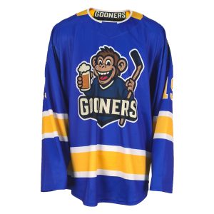 Wholesale Custom Ice Hockey Jerseys with Team Logo Design--front view