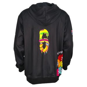 Achieve Pullover Sublimated Long Sleeves Hoodie Custom Design--back view