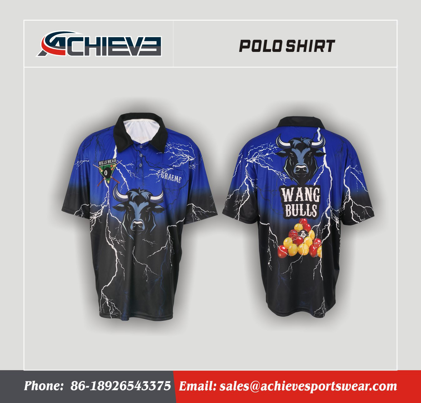 Personalized Sublimation Polo – Lightweight Sports Shirt