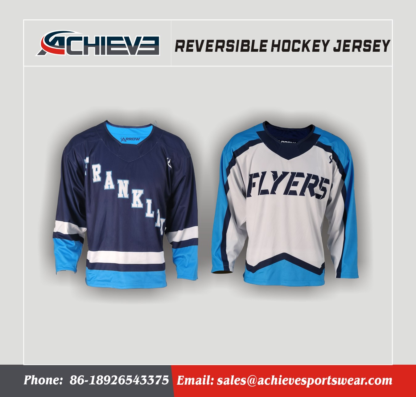 Elite Sublimated Custom Hockey Jersey | Achieve