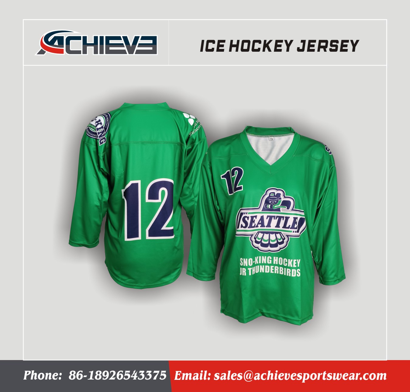 Avalanche Power Ice Hockey Jersey – High-Performance Sportswear