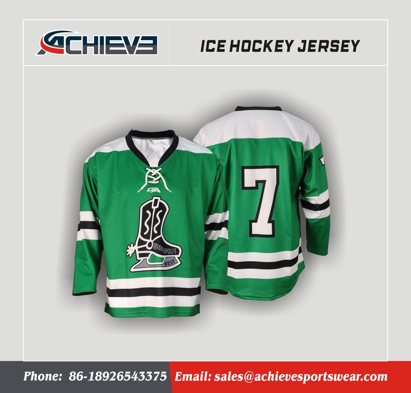 Pro Ice Hockey Jersey – Custom Sublimated Training Practice Team Gear