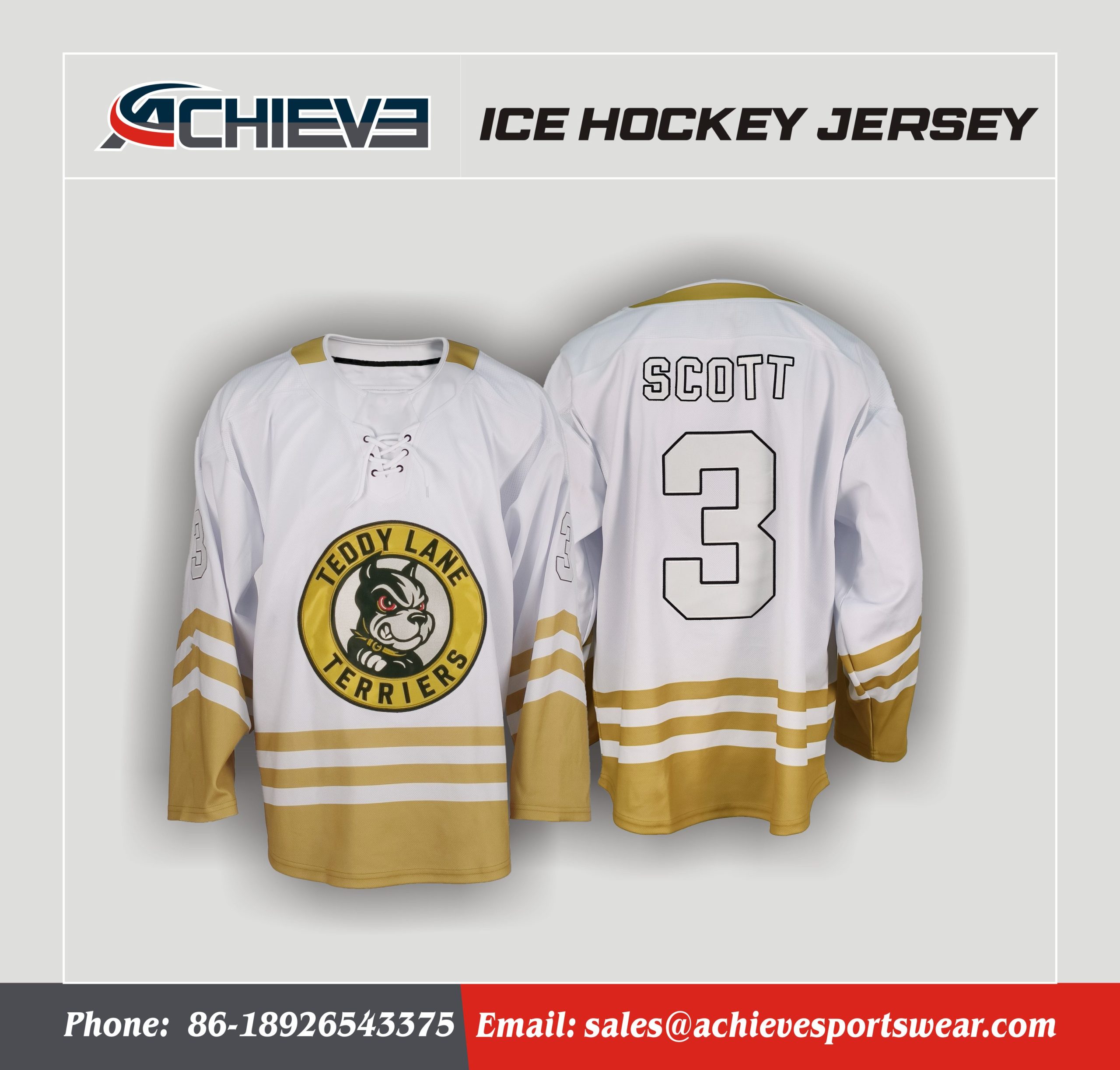 Custom Team Ice Hockey Wear – Durable Sublimated Jersey
