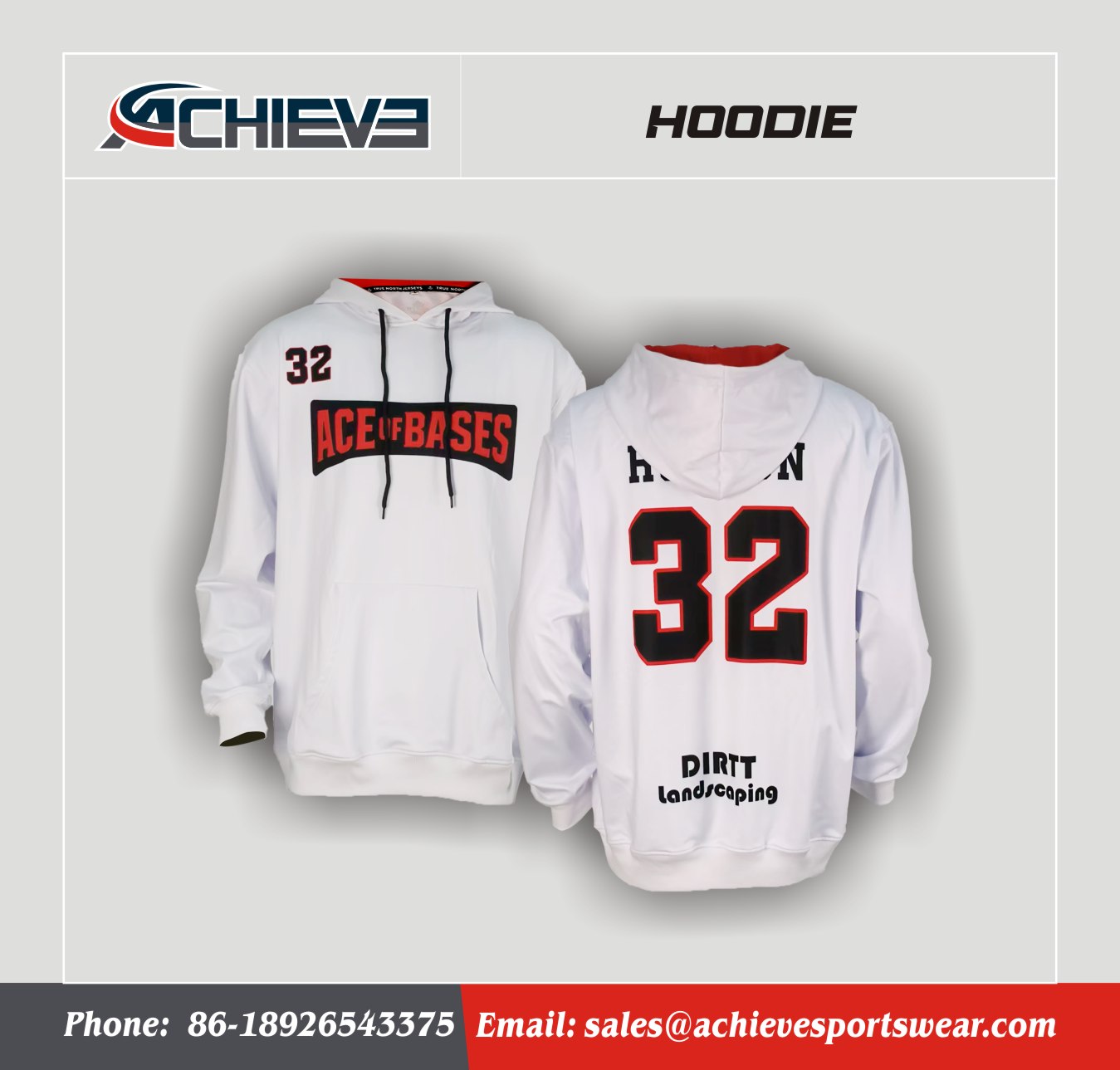 Comfort Fit  Pullover  Hoodie –Achieve
