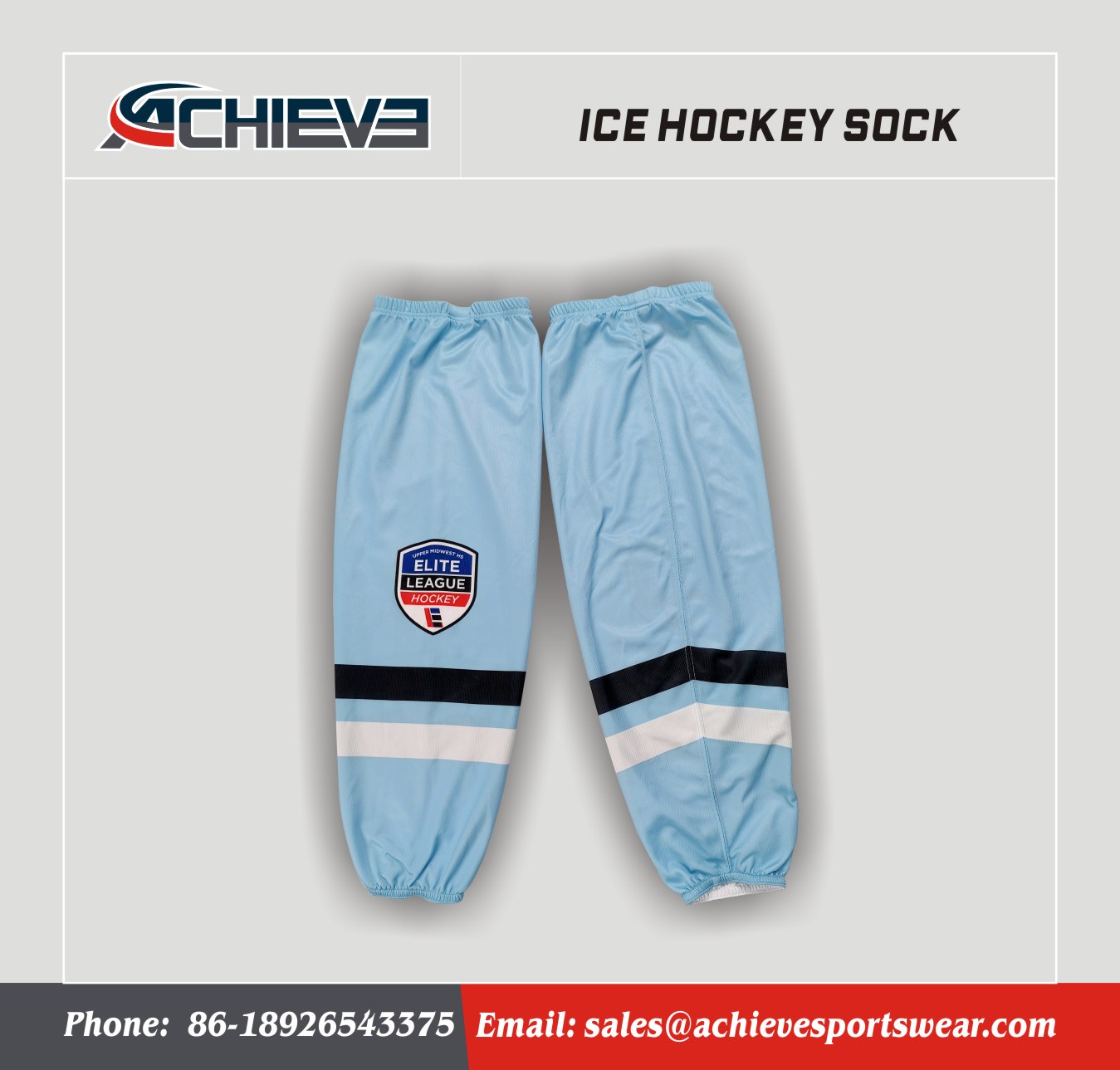 Professional Adult Ice Hockey Socks Team Wear Field Hockey Socks