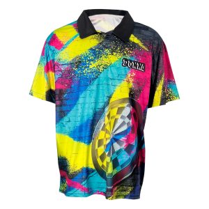 Custom Breathable Sublimation Polo-Shirt – Unisex Sportswear ---front view