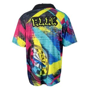 Custom Breathable Sublimation Polo-Shirt – Unisex Sportswear --back view