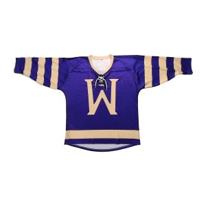 Fusion Purple Ice Hockey Jersey – Modern Sublimated Design----back