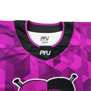 Sublimation Breathable Ice Hockey Jersey Modern Hockey Uniform-collar view