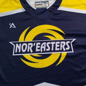 Manufacturer Wholesale Ice Hockey Jersey Sublimation Printing Ice Hockey Uniform--logo view