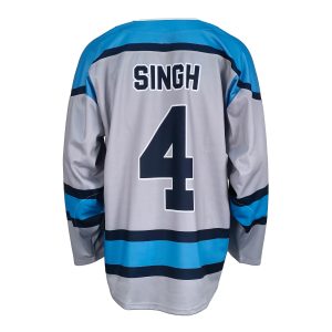 OEM Custom Logo Hockey Jerseys Sublimated Ice Hockey Uniforms -back view