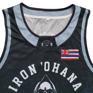High Quality Quick Dry Breathable Custom Logo Basketball Vest Shirts--collar view 