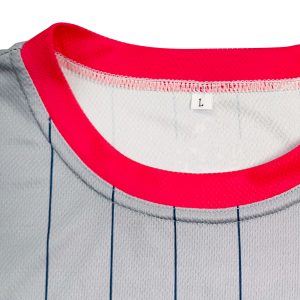 Custom Baseball Jersey Polyester Sublimation Baseball Uniforms --collar view