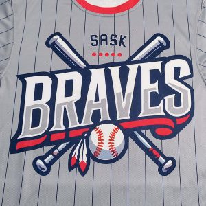 Custom Baseball Jersey Polyester Sublimation Baseball Uniforms --logo view