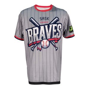 Custom Baseball Jersey Polyester Sublimation Baseball Uniforms --front view